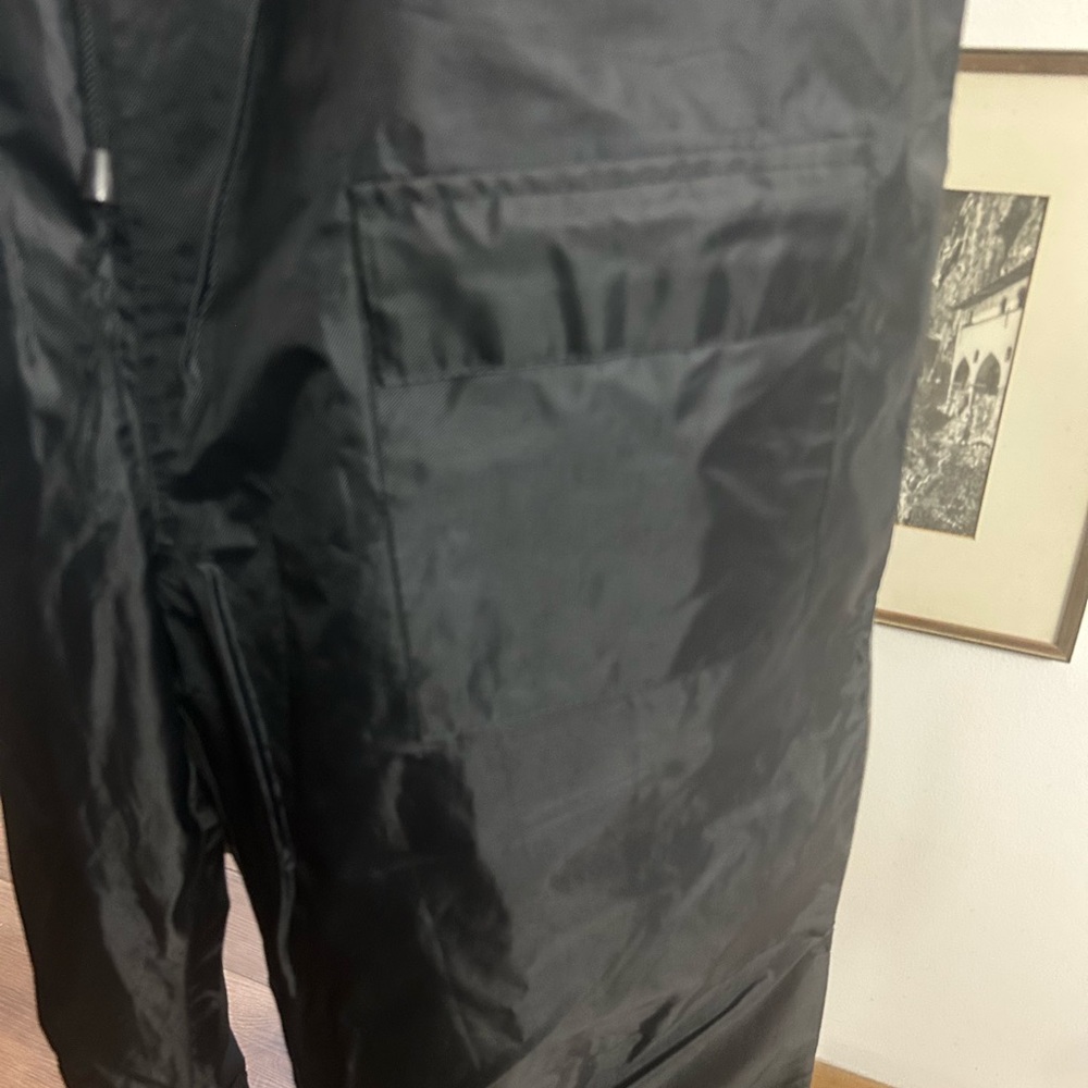 Leather Gallery Men's Black Motorcycle Rain Suit Jacket & Pants XL - Picture 6 of 7